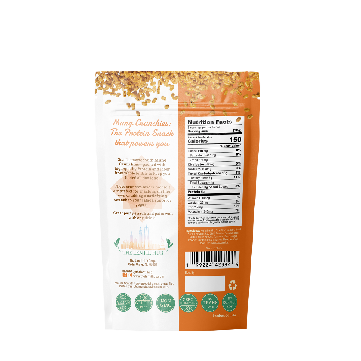Crunchy Mung Snack - Spiced