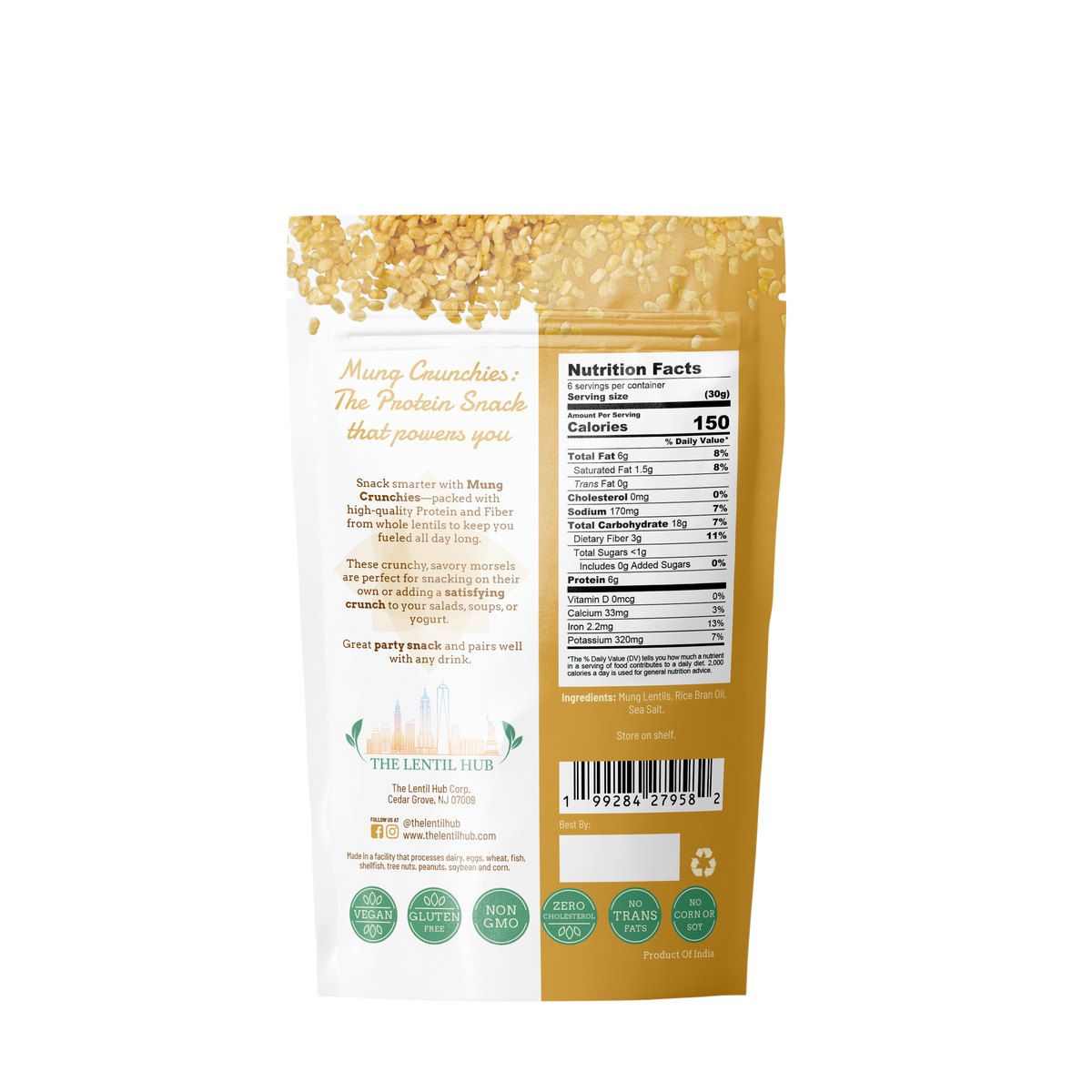 Crunchy Mung Snack - Salted