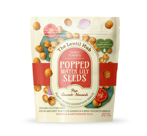 Popped Water Lily Seeds - Tangy Tomato