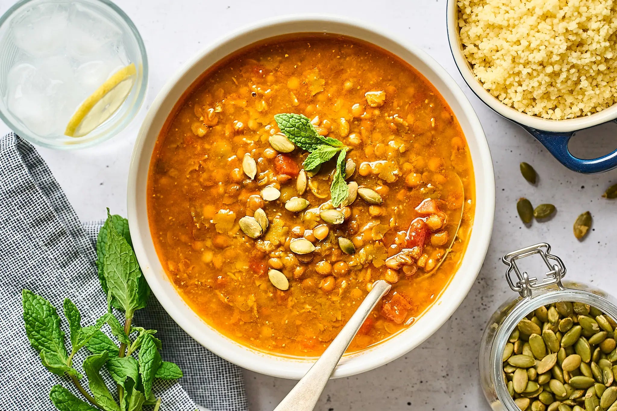 A bowl of No-Fuss Meadow Mix stew