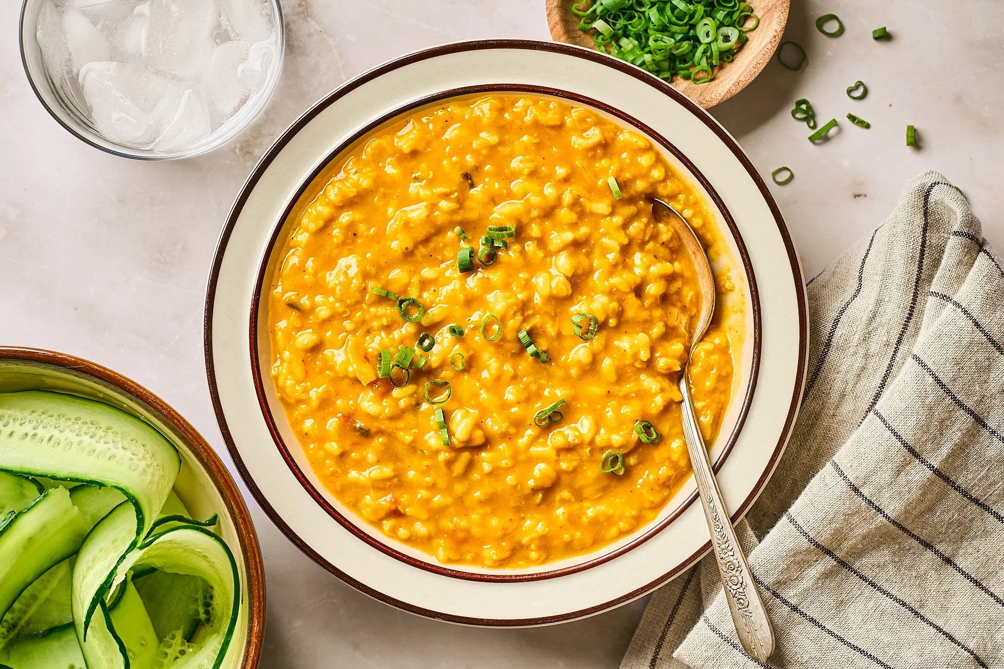 A bowl of No-Fuss Yogi Mix stew
